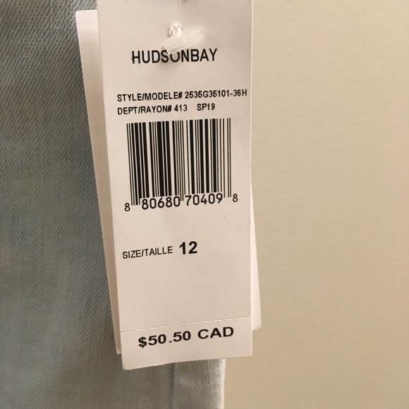 🍍 Calvin Klein Jeans Patchwork.Skirt Girls. Size 12 NWT - Picture 12 of 12